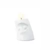 FIFTYEIGHT PRODUCTS FIFTYEIGHT Candle Snuggle CUDDLY mažas žvakidė baltas
