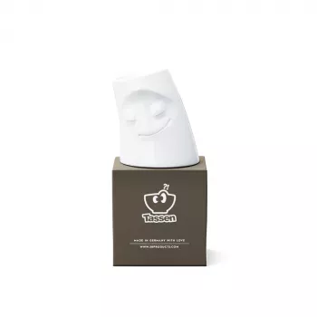 FIFTYEIGHT PRODUCTS Candle Snuggle CUDDLY Small Candle Holder White