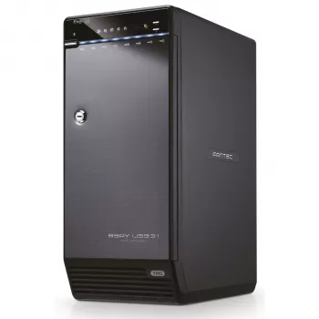 FANTEC QB-X8U31 8-Bay 3,5 inch SATA HDD USB 3.1 Type-C 10G External Hard Drive Array (Black)