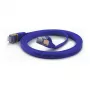 wantecWire CAT6A Extra Flat FTP Patch Cable 1,0m Blue