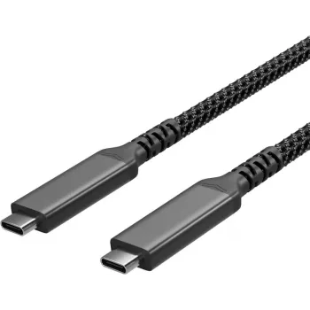 ShiverPeaks Flexline USB-C į USB-C laidas, USB 3.2 Gen 2, 100W PD, pintas nailonas, 2m (FL31-75007)