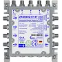 JULTEC JRS0502-8+4T Unicable II vieno kabelio keitiklis / multiswitch, 2 Unicable išėjimai, 8 vartotojų juostos viename išėjime, 4 SAT IF įėjimai, 1 antžeminis įėjimas, 4 antžeminiai išėjimai