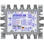 JULTEC JRS0502-4M 4x1 SAT/Terrestrial Multiswitch, 2 Outputs, DiSEqC 1.0/2.0, JRM Technology