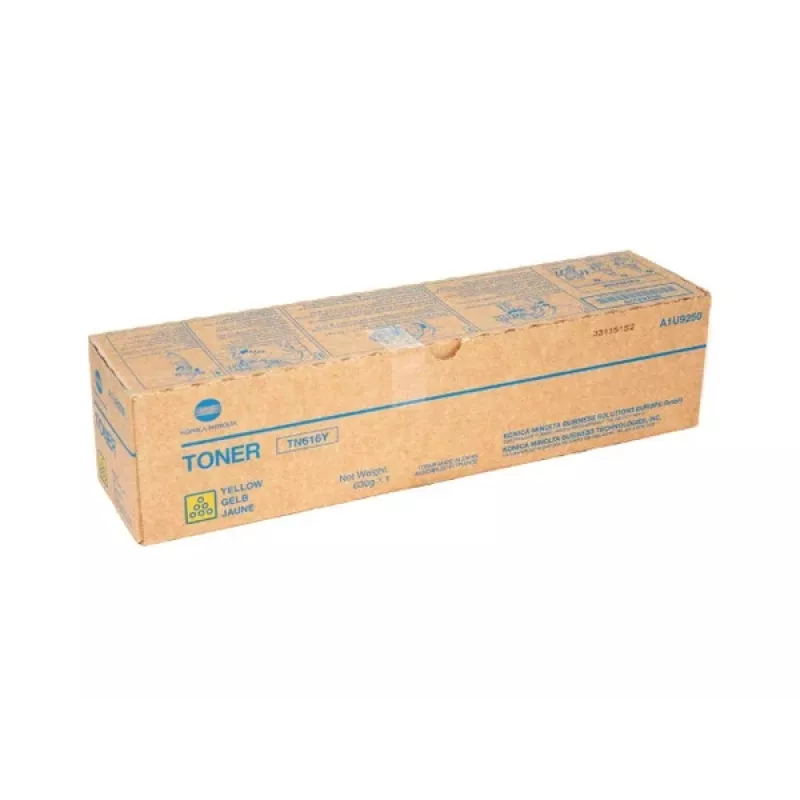 Konica Minolta TN616Y Geltonas Originalus Tonerio Kasetė (Didelės Išeigos)