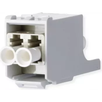 METZ CONNECT OpDAT LC Duplex Multimode modulis, keraminė ferulė, smėlio spalvos