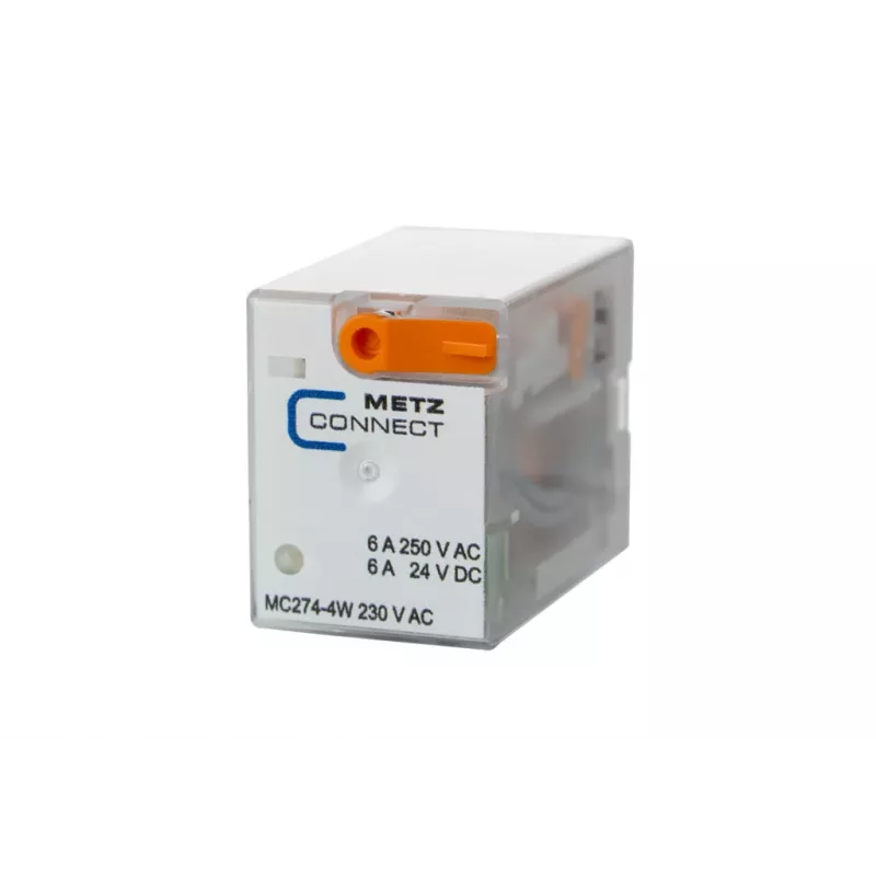METZ CONNECT Relay 274 230VAC 4PDT LED Industrial Plug-in Relay 110017051407