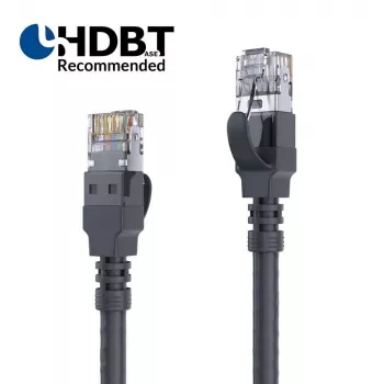 PureLink AVIT Media Series CAT 6a SFTP Patch Cable RJ-45 (M) to RJ-45 (M) 25 m Black LSZH