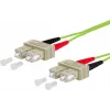 Metz Connect OpDAT Fiber Optic Patch Cable SC Duplex to SC Duplex OM5 10 m