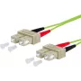 Metz Connect OpDAT optinis jungiamasis kabelis SC duplex/SC duplex, OM5, 1 m