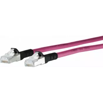 METZ CONNECT 130845A002-E tinklo kabelis 10 m Cat6a S/FTP (SF/UTP) RJ45 Magenta