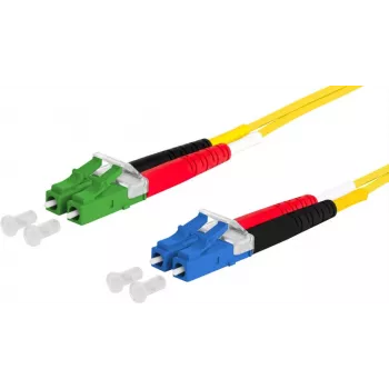 METZ CONNECT OpDAT Patch Cable LC-Duplex to LC-Duplex APC OS2 Single-mode 3,0 m