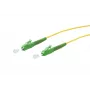METZ CONNECT OpDAT Patch Cable LC-S APC/LC-S APC OS2 Duplex 5m Geltonas