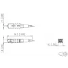 METZ CONNECT 1509QAEA0010-E SC OS2 Vienmodis Žalias Lauko Surinkimo Jungtis 10 Vnt.