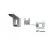 METZ CONNECT Flush-Mount Housing IP44 2 Port for MC Module Grey - Accessory Network