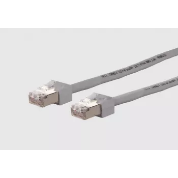 METZ CONNECT Patch Cable Cat.6 Ultraflex500 VoIP AWG 26 10,0 m Grey