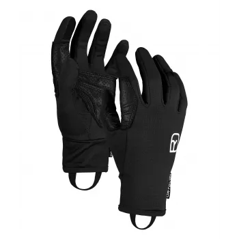 Ortovox Fleece Light Gloves - Black Raven, dydis L
