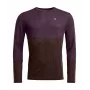 Ortovox 185 Rock N Wool Long Sleeve - Dark Wild Berry, XL
