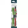 PICA-MARKER Pica Pencil Holder Set su Integruotu Galąstuvu ir Kišeniniu Laikikliu, Juoda ir Grafito Spalva