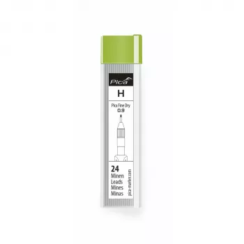 PICA-MARKER Pica Fine-Dry Refills H - 10 švino šerdžių, 0,9 mm, grafitas