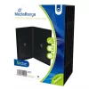 Mediarange Retail Pack DVD Case Double – DVD Video Box – talpina 2 CD/DVD – juodas (5 vnt. paketas)