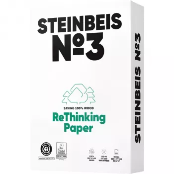 Steinbeis No. 3 Recycled Paper A4 80 g/m² 500 Sheets ISO 90