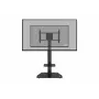 celexon Professional Adjust-3270MP Portrait Mobile Display Stand Trolley for 32-70 inch Screens, Anodized Aluminum, Frosted Glass, Black