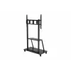 Celexon Economy 55110MP Mobilus TV Stovas Plokščiaekraniams, Dažytas Plienas, Matinė Juoda, Ekrano Dydis 139.7-279.4 cm (55-110 inch)