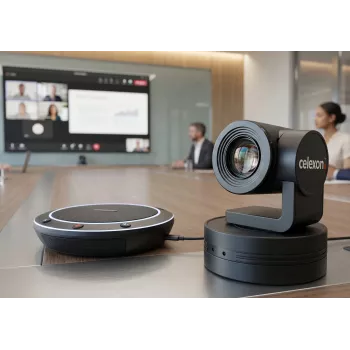 CELEXON VKS2040 Video Conferencing Kit – Full HD 1080p kamera, garsiakalbis su mikrofonu, nuotolinio valdymo pultelis