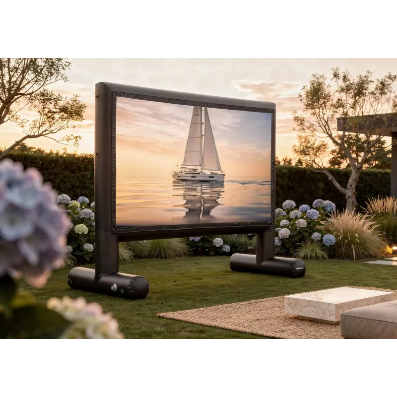 Celexon Inflatable Outdoor Projection Screen Professional INF 100, 100 inch 16:9, Visible Area 222 x 125 cm, 4K-UHD Compatible