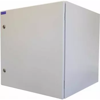 RESISTER 19 inch tinklo spinta Pro Aktiv – IP54/55 apsauga – vientisos plieninės durys – 7U – 600x400 mm – ventiliatorius – filtras – šviesiai pilka (99RRA19WV74MG)
