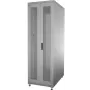 IT-BUDGET 19 inch Tinklo spinta SRK - 42U - 600x600 mm - Perforuotos dvigubos durys priekyje ir gale - Surinkta gamykloje - Šviesiai pilka (99ITB19SRK4266DTGNM)