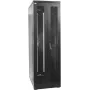 IT-BUDGET 19-Inch Network Rack SRK - 38U - Width 800 mm, Depth 800 mm - Perforated Double Doors Front and Rear - Cable Channels - Pre-assembled - Black (99ITB19SRK3888DTSNM)