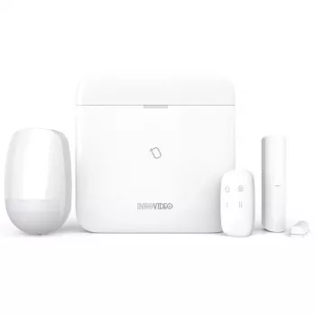 INKOVIDEO INKO-PRO-KIT 4 kanalų NVR stebėjimo rinkinys su 4x 4MP IP kameromis, 2TB HDD, PoE, naktiniu matymu, IP66
