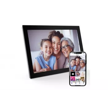 XORO 10.1 inch WiFi Digital Photo Frame with Multitouch IPS Display, 16 GB, Black