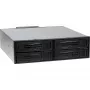 Inter-Tech IPC ST-5244 4-Bay 2,5 inch SATA/SAS Hot-Swap Mobile Rack for 5,25 inch Bay, Black