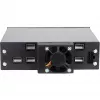 Inter-Tech IPC ST-5244 4-Bay 2,5 inch SATA/SAS Hot-Swap Mobile Rack for 5,25 inch Bay, Black