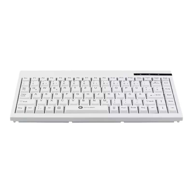GETT GCQ CleanType Easy Basic Compact Keyboard - USB - Black - IP68 Washable