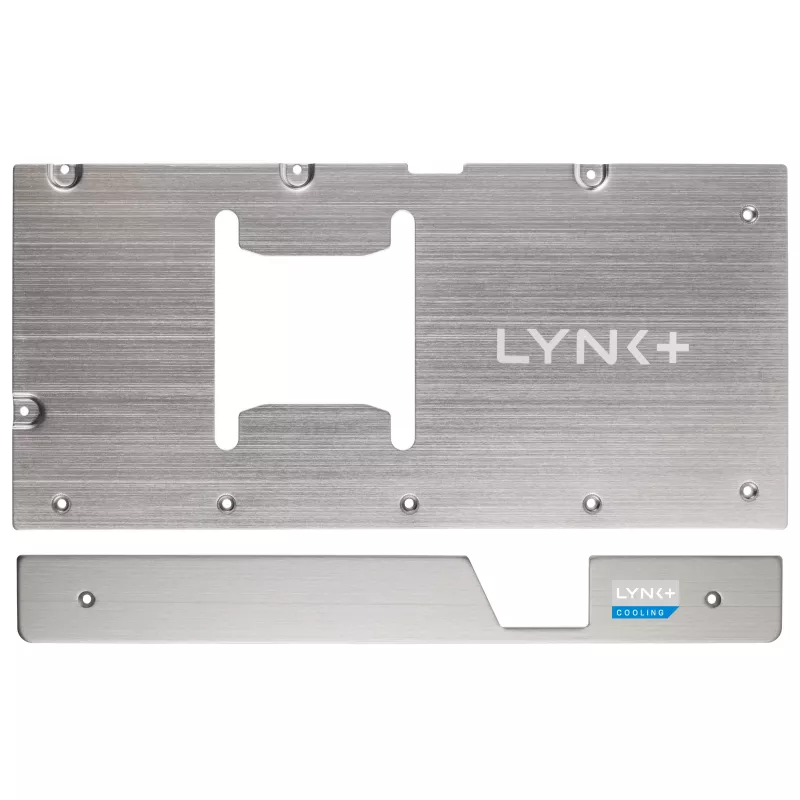 LYNK+ 5090 Plate Kit Zotac Silver - GPU Backplate for RTX 5090 Modding