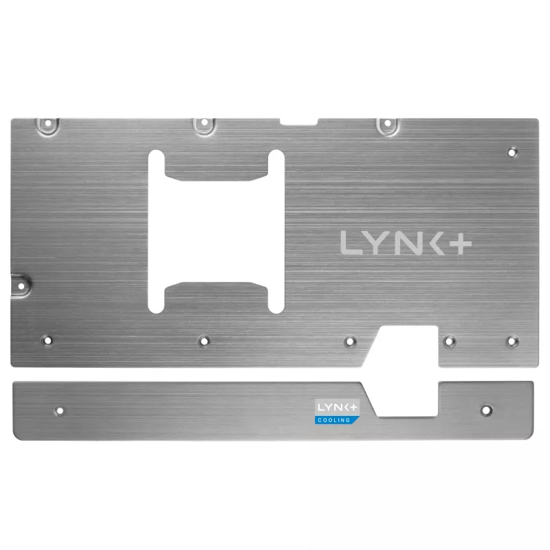LYNK+ 5090 Plate Kit GPU Backplate, skirta Palit/Gainward RTX 5090 - sidabrinė