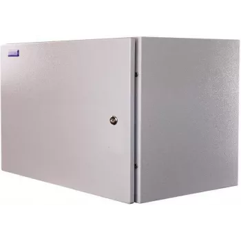 RESISTER 19-Inch Network Cabinet Pro – IP66 lauko ir pramoniniam naudojimui – vientisos metalinės durelės – 7U – 600x400 mm – šviesiai pilka (90RR19WV74MG)