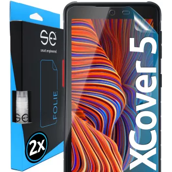 smart.engineered 2x3D Ekrano apsauga Samsung Galaxy Xcover 5 Skaidri (2 vnt.)