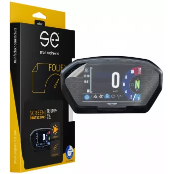 smart.engineered SE-DCP-2-0102-0112-1-M Display Protection Film for TRIUMPH Tiger 800 / Tiger 1200 / Tiger 1200XC / Tiger 1200CR - Transparent - Monochromatic