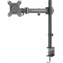 Rockstable RS-MM002 Vieno Monitorio Laikiklis Ant Stalo - Clamp/Grommet - 8 kg - 13-32 colių - VESA 75x75/100x100 - Juodas