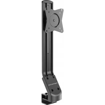 Rockstable RS-MM004 Advanced Single Monitor Mount – laikiklis vienam monitoriui, tvirtinamas prie stalo spaustuku arba per angą – 8 kg – 33 cm (13 inch) – 81,3 cm (32 inch) – 100 x 100 mm – juodas