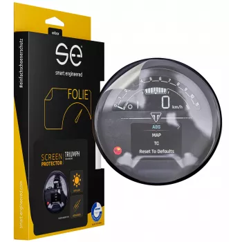 smart.engineered SE-DCP-2-0102-0171-1-M Display Protector for Triumph Trident 660 (2021+) - Transparent