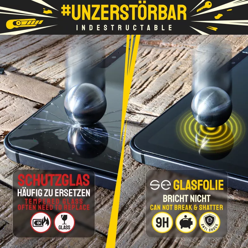 smart.engineered se Grūdinto stiklo ekrano apsauga, skirta Apple iPad 10,9 colio (10-osios kartos) – permatoma
