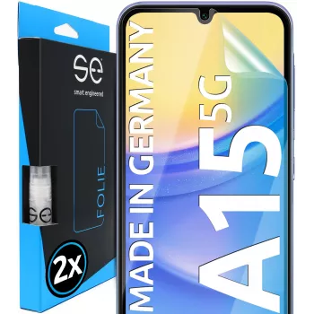 smart.engineered se 3D ekrano apsauginė plėvelė Samsung Galaxy A15 5G, skaidri, 2 vnt. (SE0-F0101-0471-24-M)