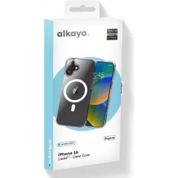 ALKAYA LUCID MagSafe Dėklas, skirtas iPhone 16, Skaidrus