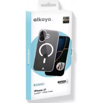 ALKAYA LUCID Dėklas, suderinamas su MagSafe, iPhone 17, permatomas (CS-20109)