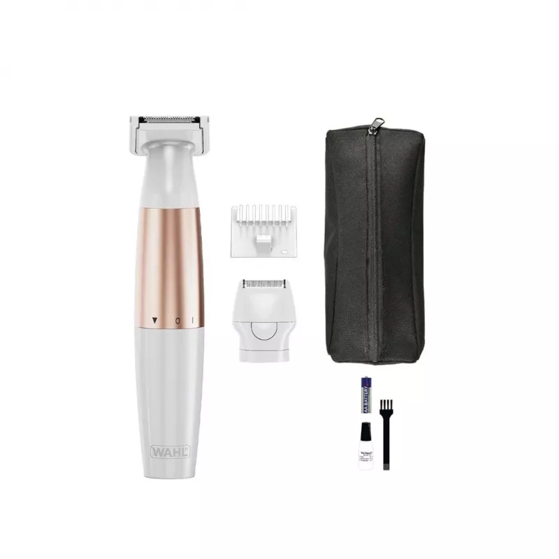 Wahl TRIM and SHAVE 3028668 Bikini Trimmer, rechargeable, wet & dry, baltas/rožinis
